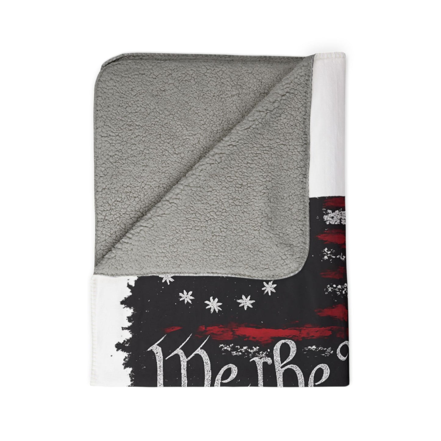 We the People 1776 Flag Sherpa Blanket