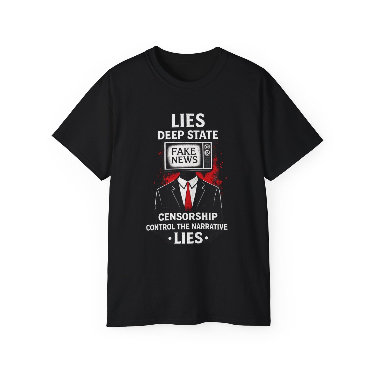 Fake News Political Statement Gildan Brand T-Shirt