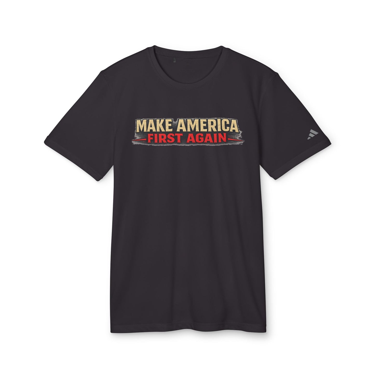 "Make America First Again" Book Merch Adidas Brand T-Shirt