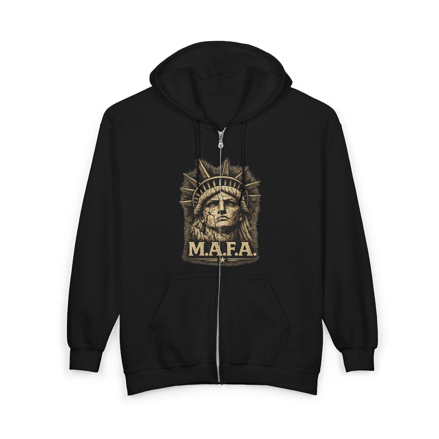 M.A.F.A. "Statue Of Liberty" "Sovereignty Security Prosperity " Zip Hoodie
