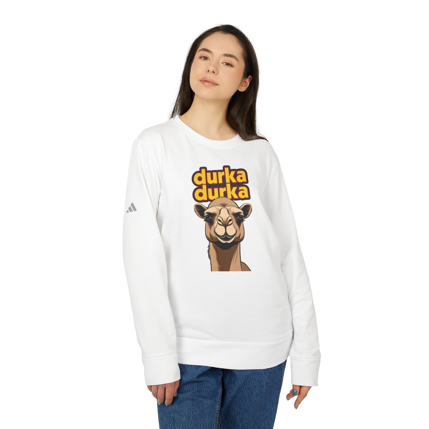 "Durka Durka Camel Adidas Crewneck Sweatshirt