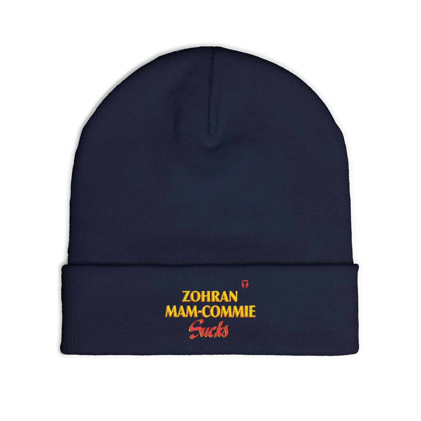 Zohran Mam-Commie Sucks Embroidered Knit Beanie