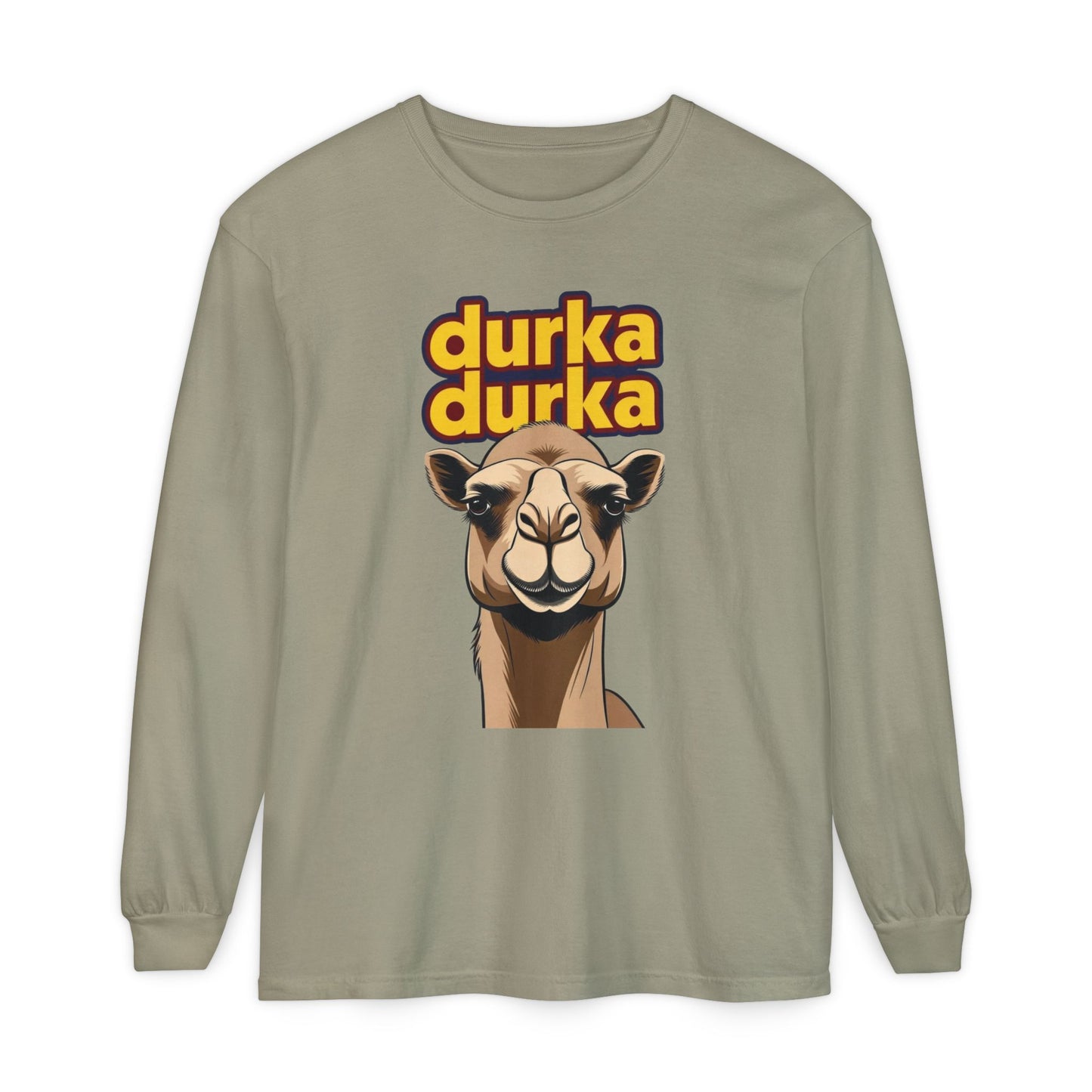 "Durka Durka" Camel Gildan Brand Long Sleeve Tee