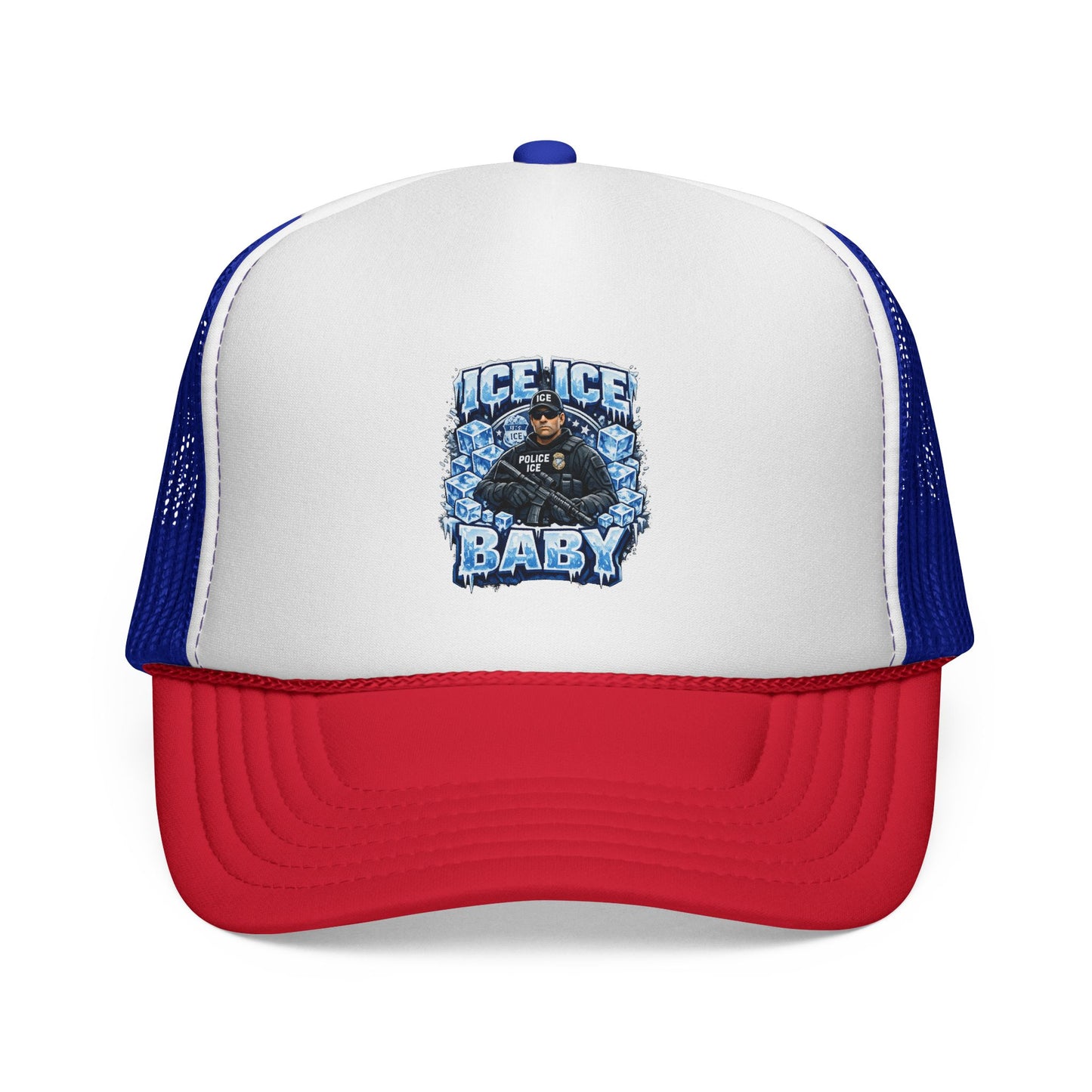 Ice Ice Baby ICE Agent Trucker Hat