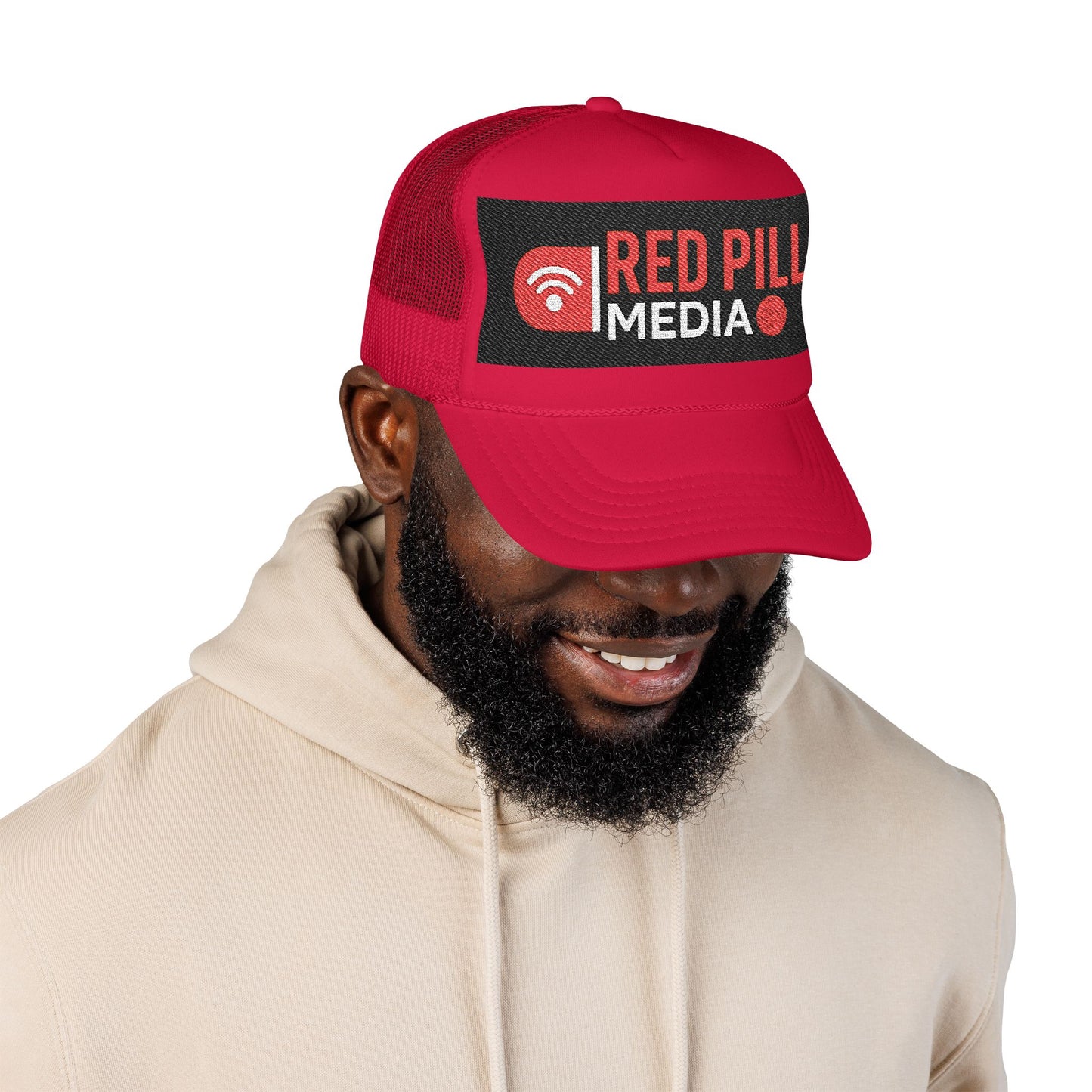Red Pill Media Embroidered Foam Trucker Hat