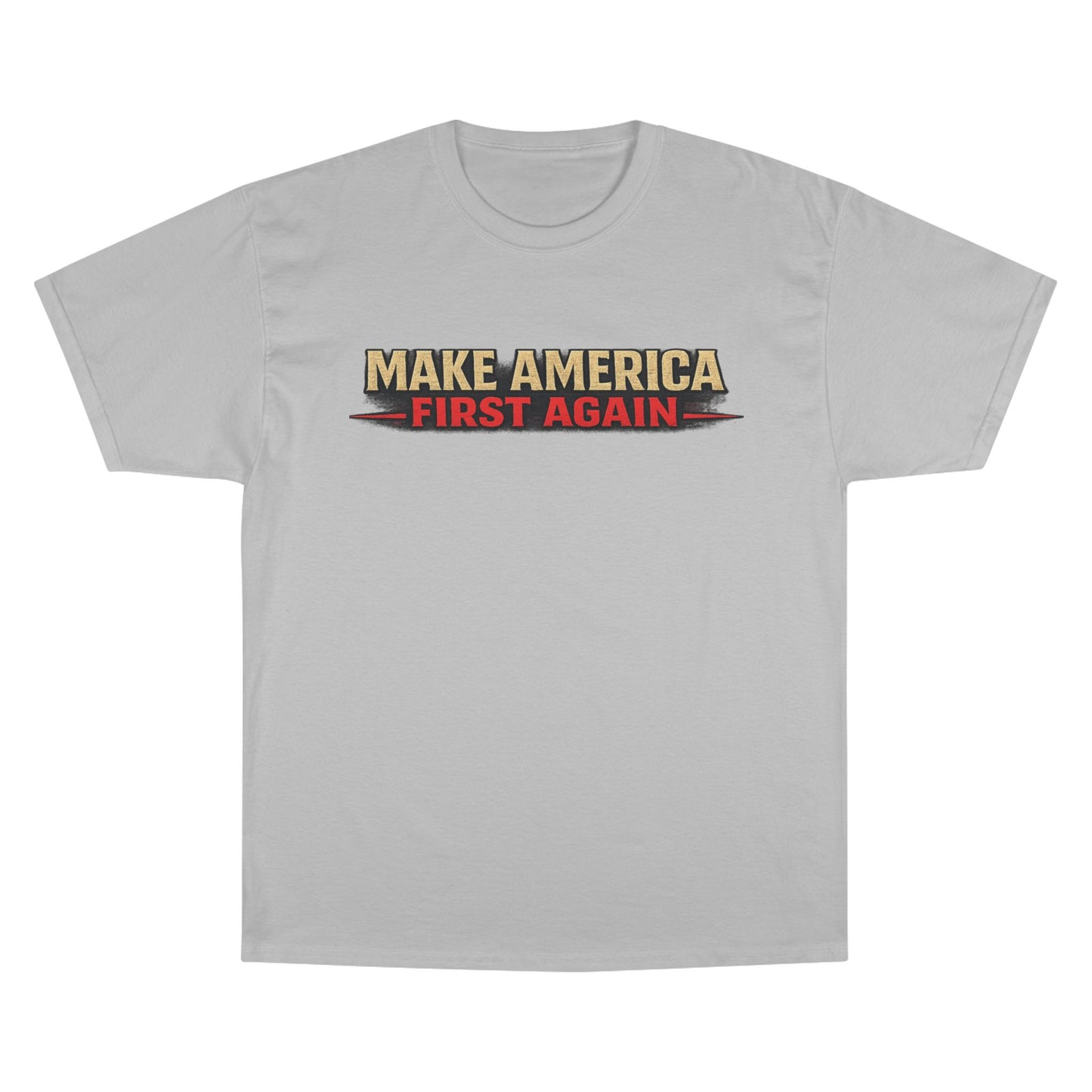 "Make America First Again" Book Merch Champion Brand T-Shirt