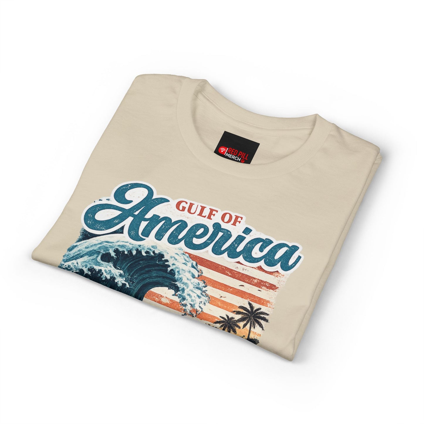 Gulf of America Est. 2025 Waves Gildan Brand T‑Shirt