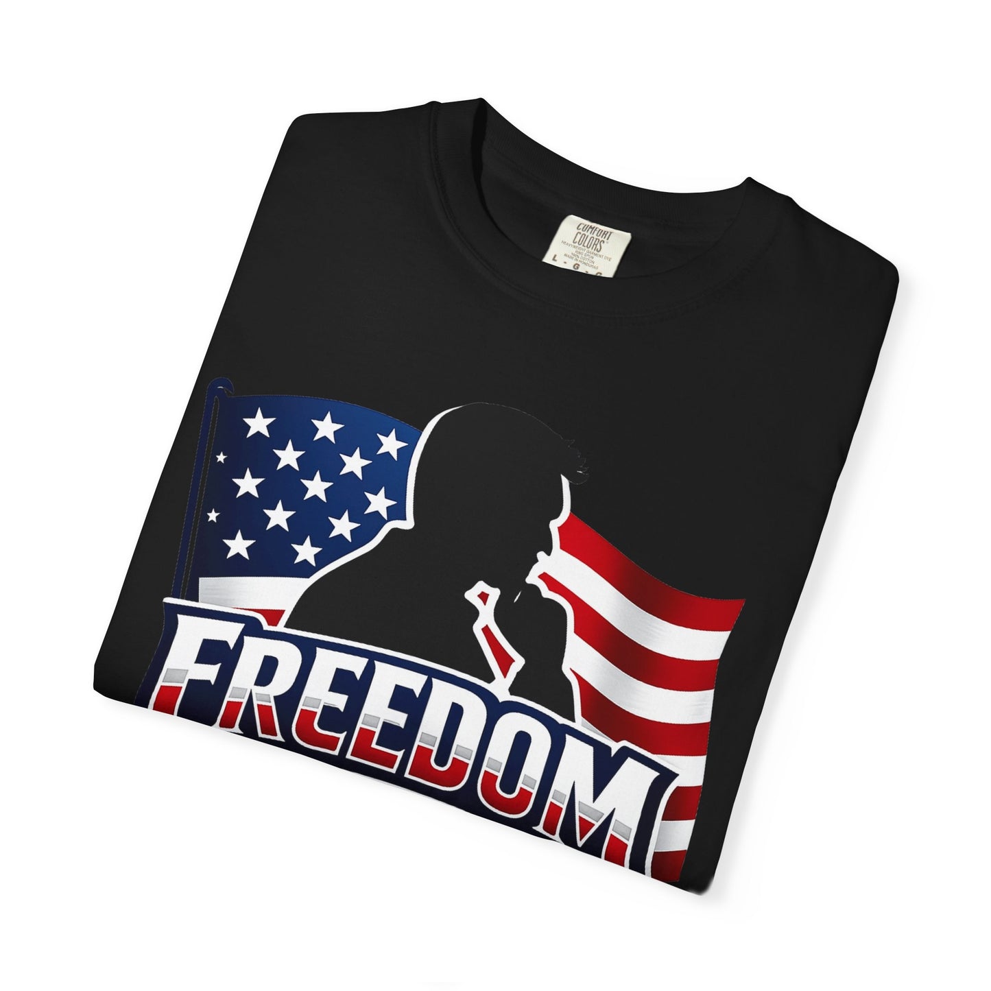 Charlie Kirk Freedom  T-Shirt — Charlie Kirk American Flag Graphic Tee