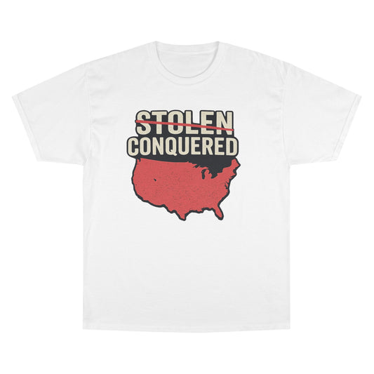 Stolen Conquered USA Champion Brand T-Shirt