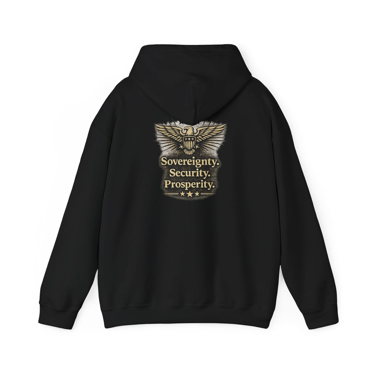 M.A.F.A. "Statue Of Liberty" "Sovereignty Security Prosperity " Comfort Color Brand Hoodie