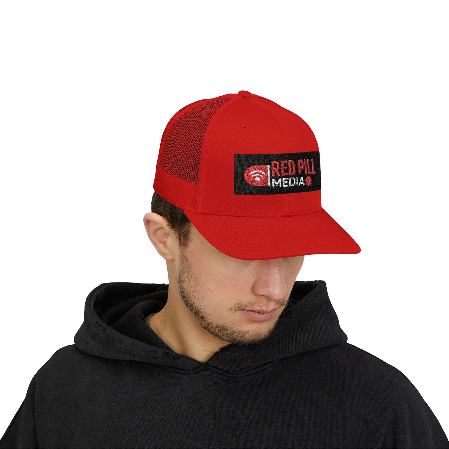 Red Pill Media Snapback Trucker Cap