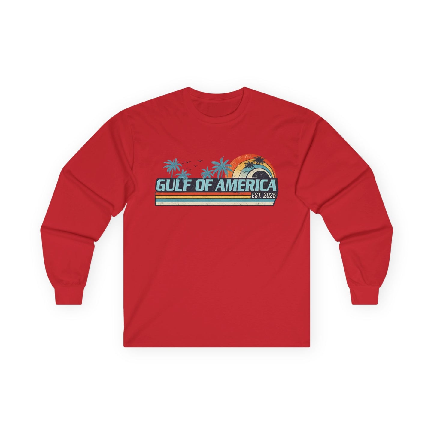 Gulf of America Vintage Gildan Brand Long Sleeve Tee