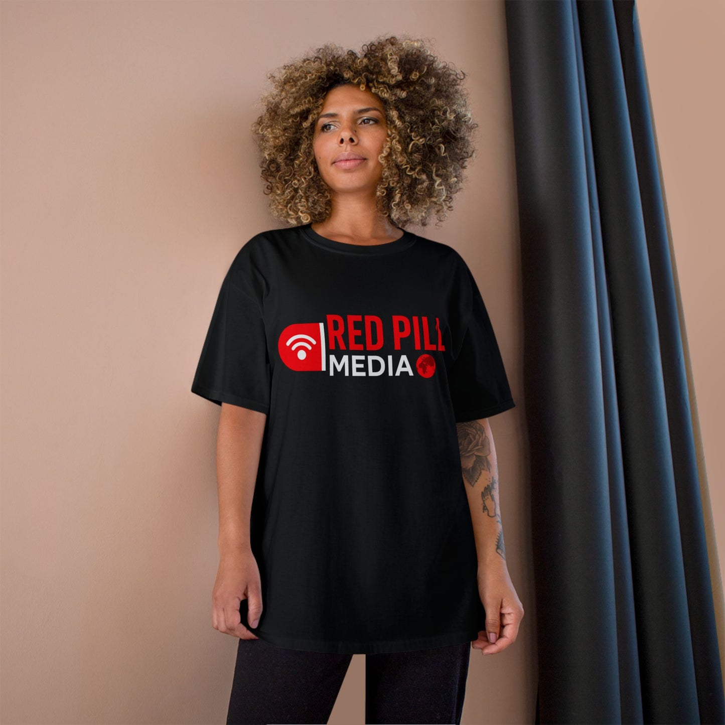 Red Pill Media Champion Brand T-Shirt