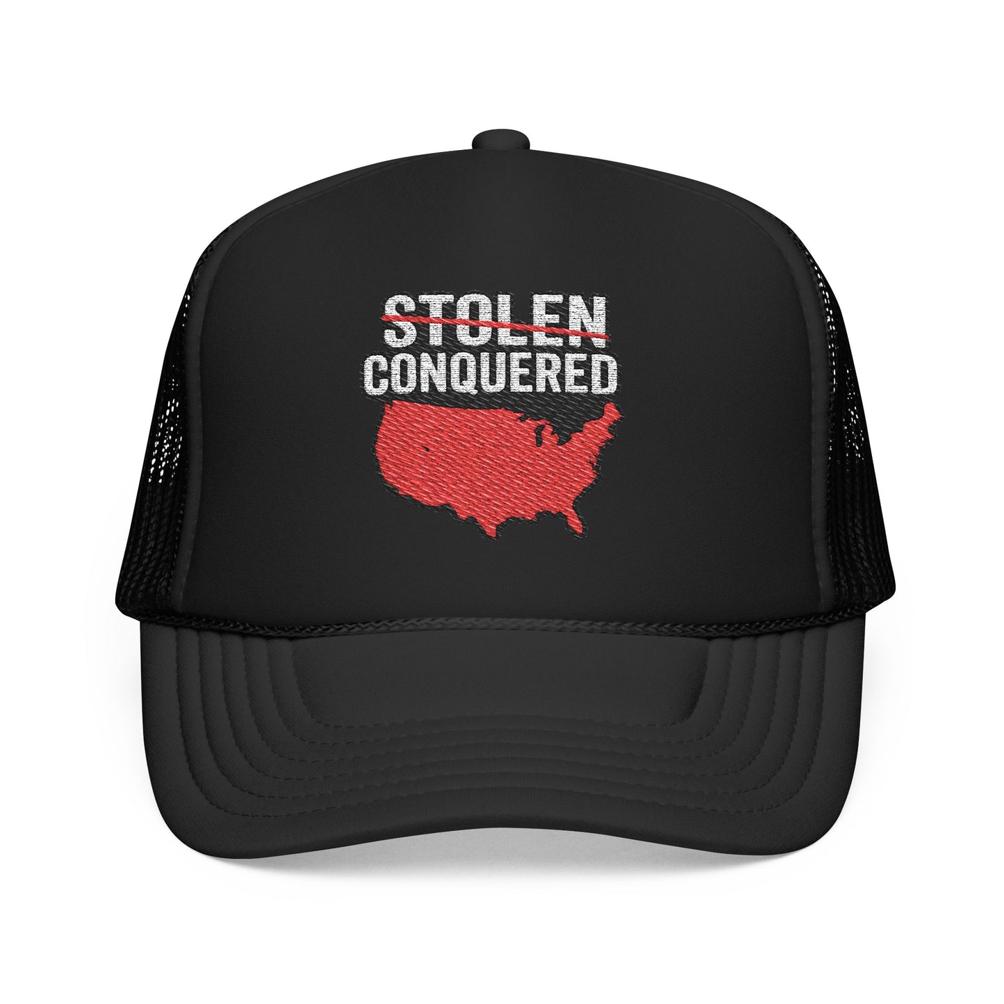 Stolen Conquered USA Embroidered Trucker Hat