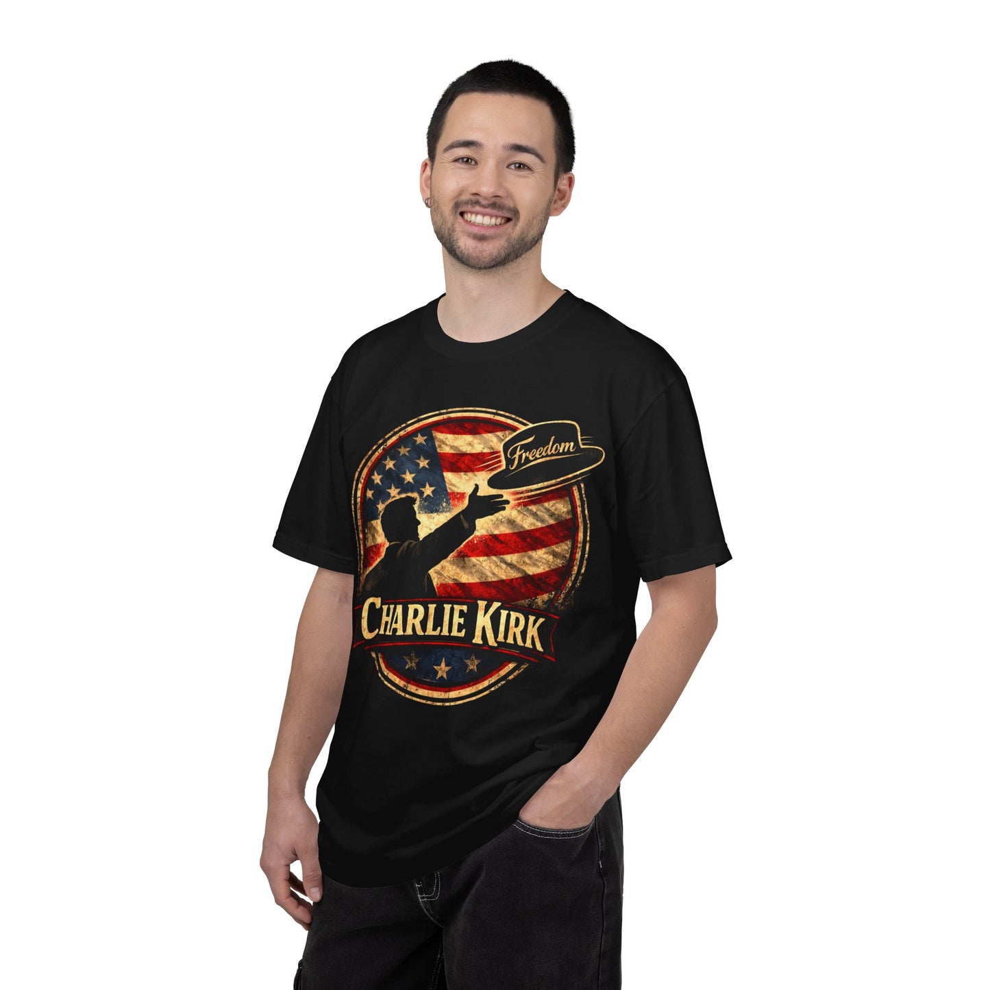 Charlie Kirk Freedom Graphic T-Shirt — Charlie Kirk Design